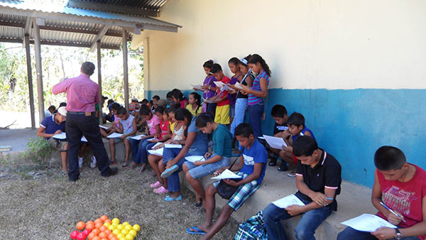 Teaching young teens the way of Salvation at Santa Rosa