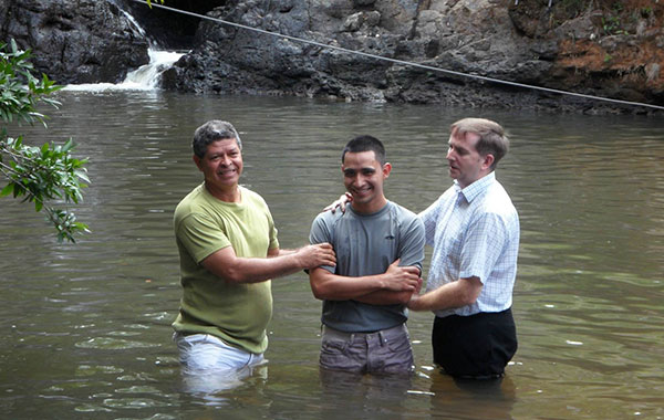 Alvaro Baptised