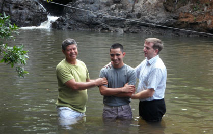 Baptising