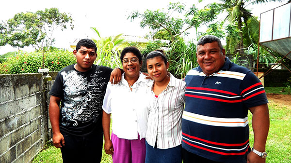 Juaquín, Juaquina, Alondra, and José (Ex Police Officer)